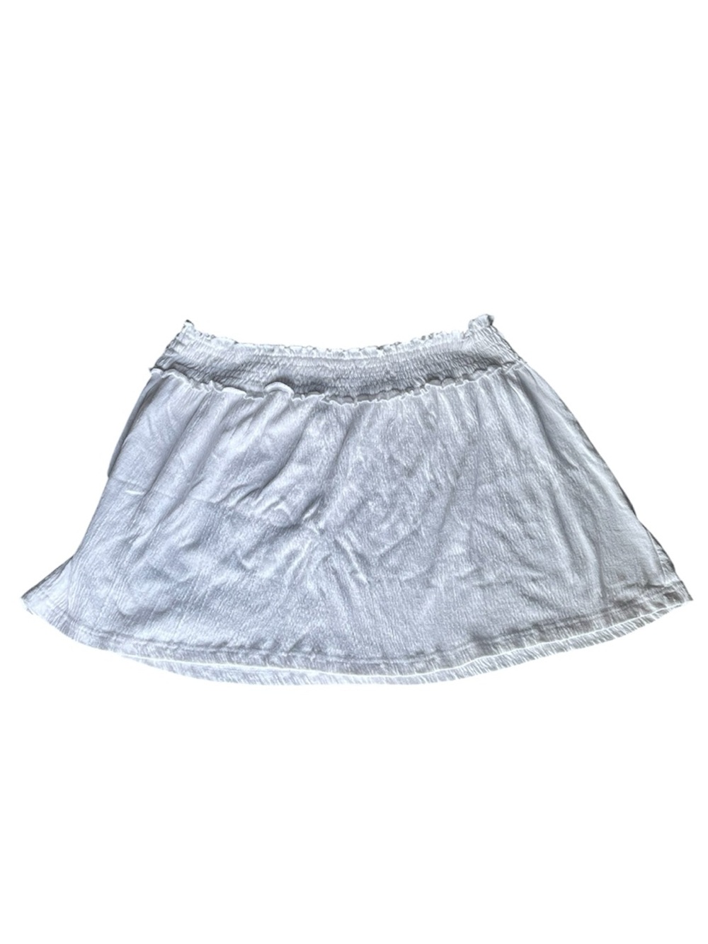 Steve & Barry’s White Elastic Waist Mini Skirt Size L